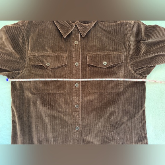 Madewell Corduroy Relaxed Shirt Jacket - Dark Carob - Large - Picture 16 of 16